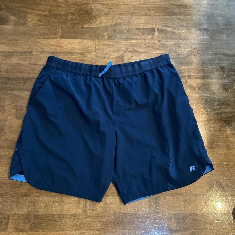 Russell athletic breathable athletic shorts drawstring pockets breathable 2XL